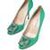 Manolo Blahnik Hangisi 105 Satin - Green