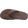 Rainbow Single Layer Premier Leather with Arch Support 1" Strap - Mocha