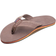 Rainbow Single Layer Premier Leather with Arch Support 1" Strap - Expresso/Red/Orange/Yellow