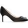 Manolo Blahnik Hangisi 70 Satin - Black