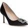 Manolo Blahnik Hangisi 70 Satin - Black