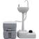 vidaXL Portable Camping Toilet and Handwash Stand Set