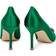 Manolo Blahnik Hangisi 70 Satin - Green