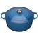 Le Creuset Marseille Blue Signature Cast Iron Round with lid 1.81 gal 11.25 "
