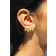 Pico Aster Hoops - Gold/Purple