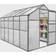 MonsterShop Greenhouse 6x10ft Aluminum Polycarbonate