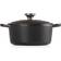 Le Creuset Satin Black Signature Cast Iron Round mit Klappe 4.5 L 24 cm