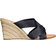 Christian Louboutin Wedge Heeled Sandals - Black/Naturel