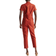 Quince Cotton Linen Twill Short Sleeve Coverall Jumpsuit - Rust Red