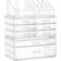 Relaxdays Organizador De Maquillaje Con Cajones Transparente