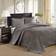Madison Park Mansfield Bedspread Gray (299.7x259.1cm)