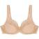 Triumph Modern Lace Cotton Underwired Bra - Neutral Beige