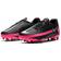 NIKE Jr. Phantom GT Academy FG/MG - Black/Pink Blast/Metallic Silver