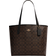 Coach City Tote In Signature Canvas - Gold/Brown Black