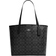 Coach City Tote In Signature Canvas - Silver/Graphite/Black