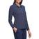 Tommy Hilfiger Women's Long Sleeve Collared Button Front Top - Midnight/Ivory