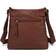 Scarleton Ultra Soft Multi Pocket Crossbody Handbag - Brown