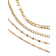 Shein Chain Fashion Summer Beach Style Anklet - Gold