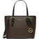 Michael Kors Jet Set Travel Extra-Small Logo Top-Zip Tote Bag - Brown/Blk