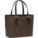 Michael Kors Jet Set Travel Extra-Small Logo Top-Zip Tote Bag - Brown/Blk