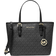 Michael Kors Jet Set Travel Extra-Small Logo Top-Zip Tote Bag - Black