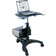 AIDATA Ergonomic Sit-Stand Mobile Laptop Cart Work Station with Printer Shelf