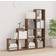 vidaXL Staircase Brown Oak Bogreol 142cm