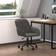 vidaXL Swivel Dark Grey Bürostuhl 86cm