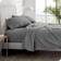 Bare Home Super Soft Fleece Bed Sheet Grey (259.1x228.6cm)