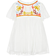 Chloé Girls Silk Chiffon Ribbon Dress - Ivory