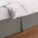 Bed Maker's Tailored Wraparound Valance Sheet Silver (190.5x137.2cm)