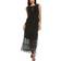 Ulla Johnson Lace Silk-Trim Maxi Dress - Black