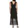 Ulla Johnson Lace Silk-Trim Maxi Dress - Black