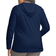 Just My Size Plus Full-Zip Slub Cotton Hoodie - Navy