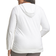 Just My Size Plus Full-Zip Slub Cotton Hoodie - White