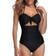 Tempt Me Women Sexy Cutout One Piece Swimsuits - Black