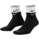 NIKE Everyday Plus Cushioned Training Crew Socks - Black/White/Black