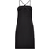 Only Abba Strap Slim Slit Dress - Black