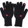 MEATER Mitts Heat Resistant BBQ Gloves Pot Holder Black, Red (31.8x16.5cm)