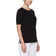 Misook Short Sleeve Knit Tunic - Black