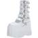 Ellie Shoes 5" Chunky Platform - White