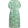 Avenue Val Dress Plus Size - Green Geo