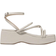 Shein Minimalist Ankle Strap Flatform - Beige