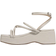 Shein Minimalist Ankle Strap Flatform - Beige