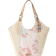 Sakroots Roma Straw Shopper - Petal Pink Flower Blossom