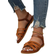 Shein Elegant Summer Flat - Brown