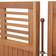 Sunnydaze Folding Outdoor Wood Privacy Screen 107x44"