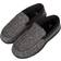 Hanes ComfortSoft FreshIQ Moccasin Slippers with Memory Foam M - Black