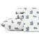 Eddie Bauer Bear & Trees Bed Sheet Blue (243.8x205.7cm)