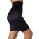 Naomi & Nicole Unbelievable Comfort Hi Waist Thigh Slimmer Plus Size - Black